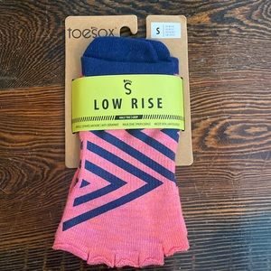 Toesox Small Low Rise Pink and Blue
